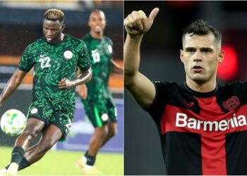 Stay calm’ — Granit Xhaka backs Leverkusen teammate Boniface to shine for Super Eagles