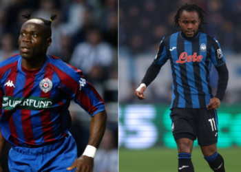 Super Eagles legend Taribo West reveals PSG president plan for Lookman at CAF Awards