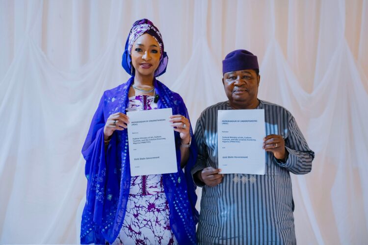 Federal Government Strengthens Cultural and Tourism Ties: Honourable Minister Signs Landmark Renewed Hope Project with Ekiti State