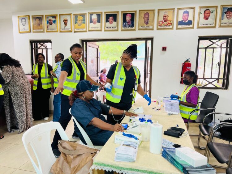 NUJ FCT, Nizamiye Hospital provide free medical check up to over 300 journalists in Abuja