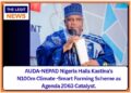 AUDA-NEPAD Nigeria Hails Kastina’s N100m Climate -Smart Farming Scheme as Agenda 2063 Catalyst.
